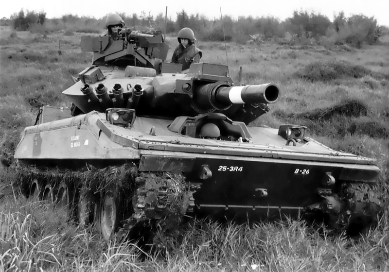 An M551 Sheridan light tank